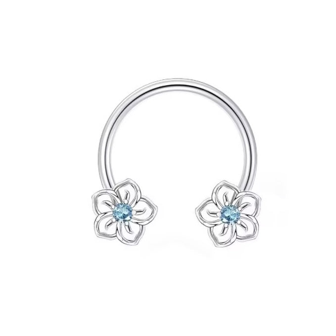 FROSTED BLOSSOM Septum Ring