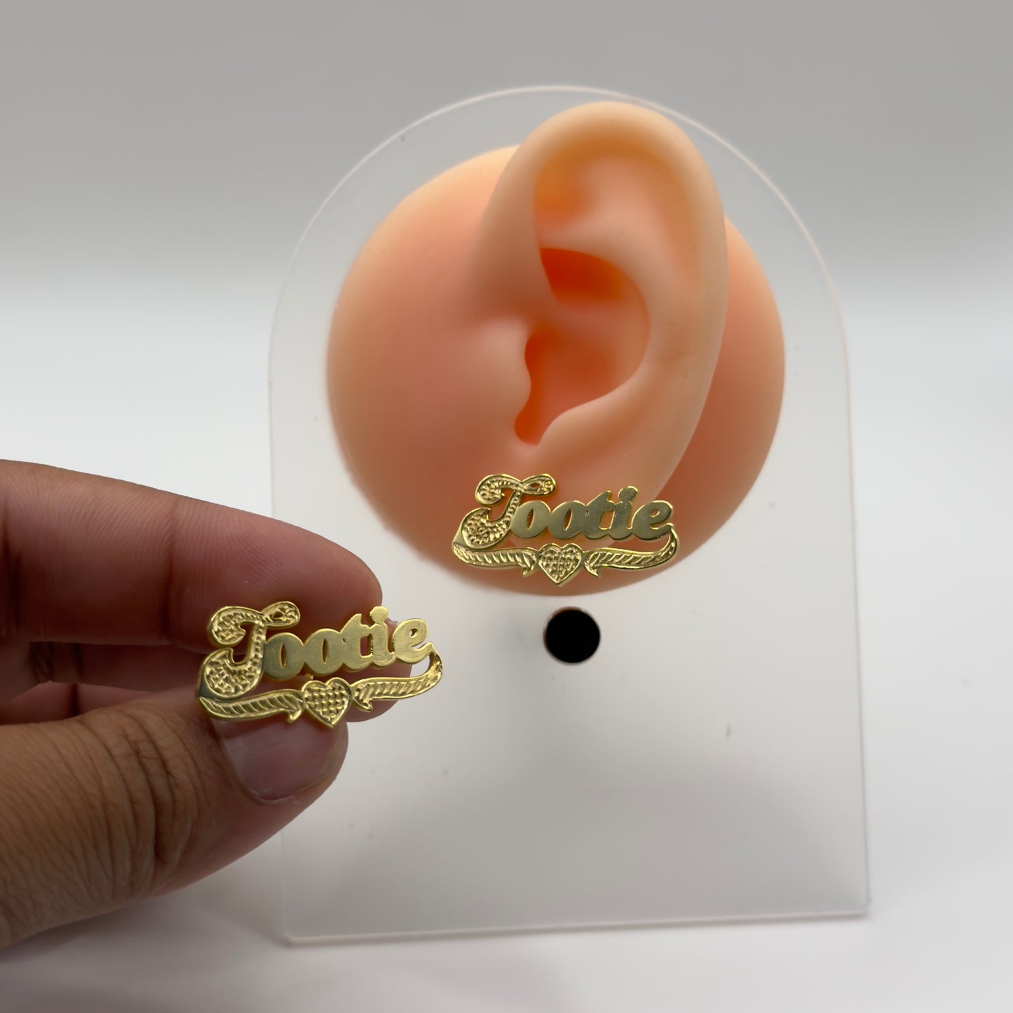 Custom LOVER GIRL Studs