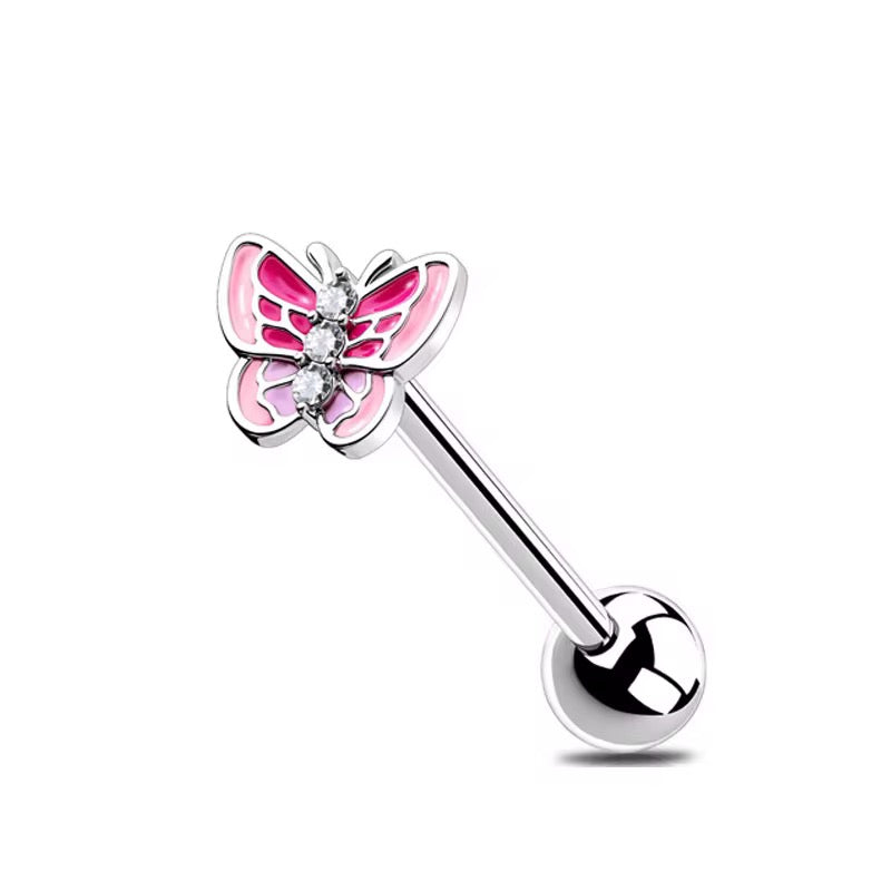 FLUTTERBABE Tongue Ring