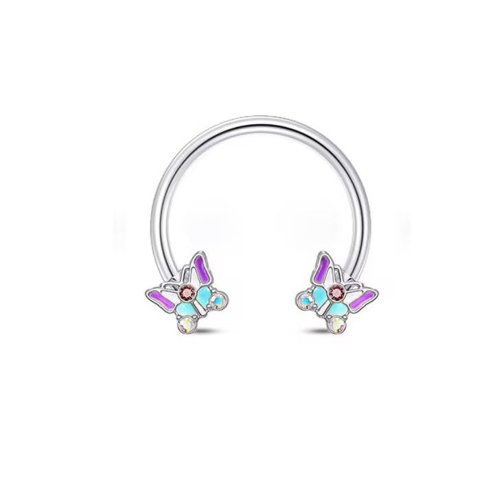 IRIDESCENT WINGS Septum Ring