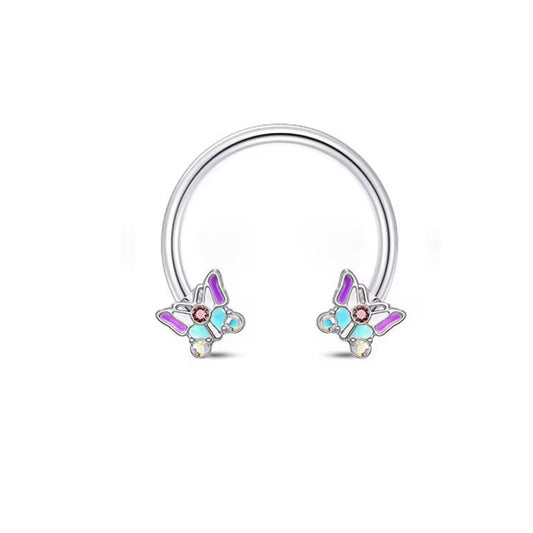 IRIDESCENT WINGS Septum Ring