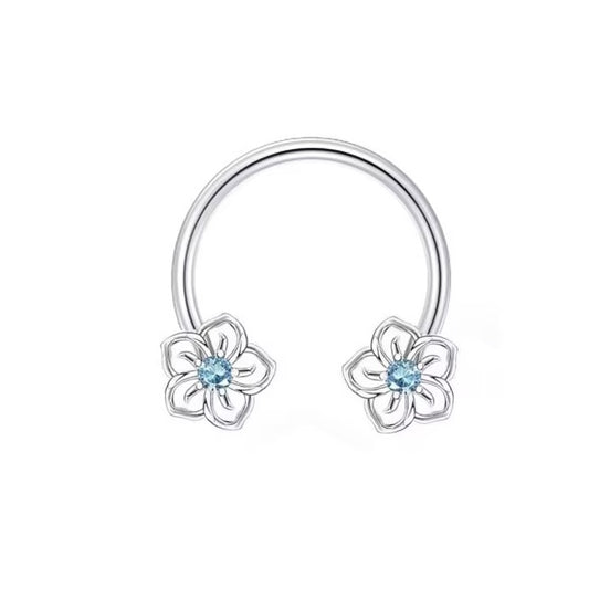 FROSTED BLOSSOM Septum Ring