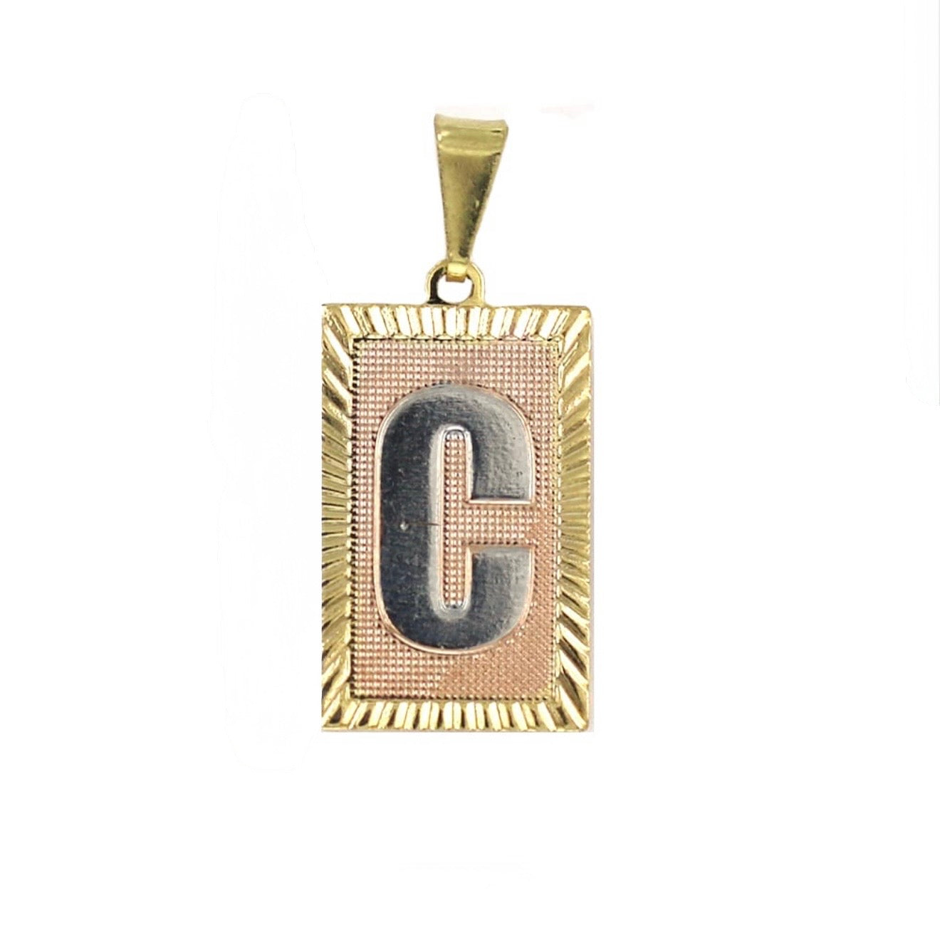 STAMPED & CLAIMED Initial Pendant