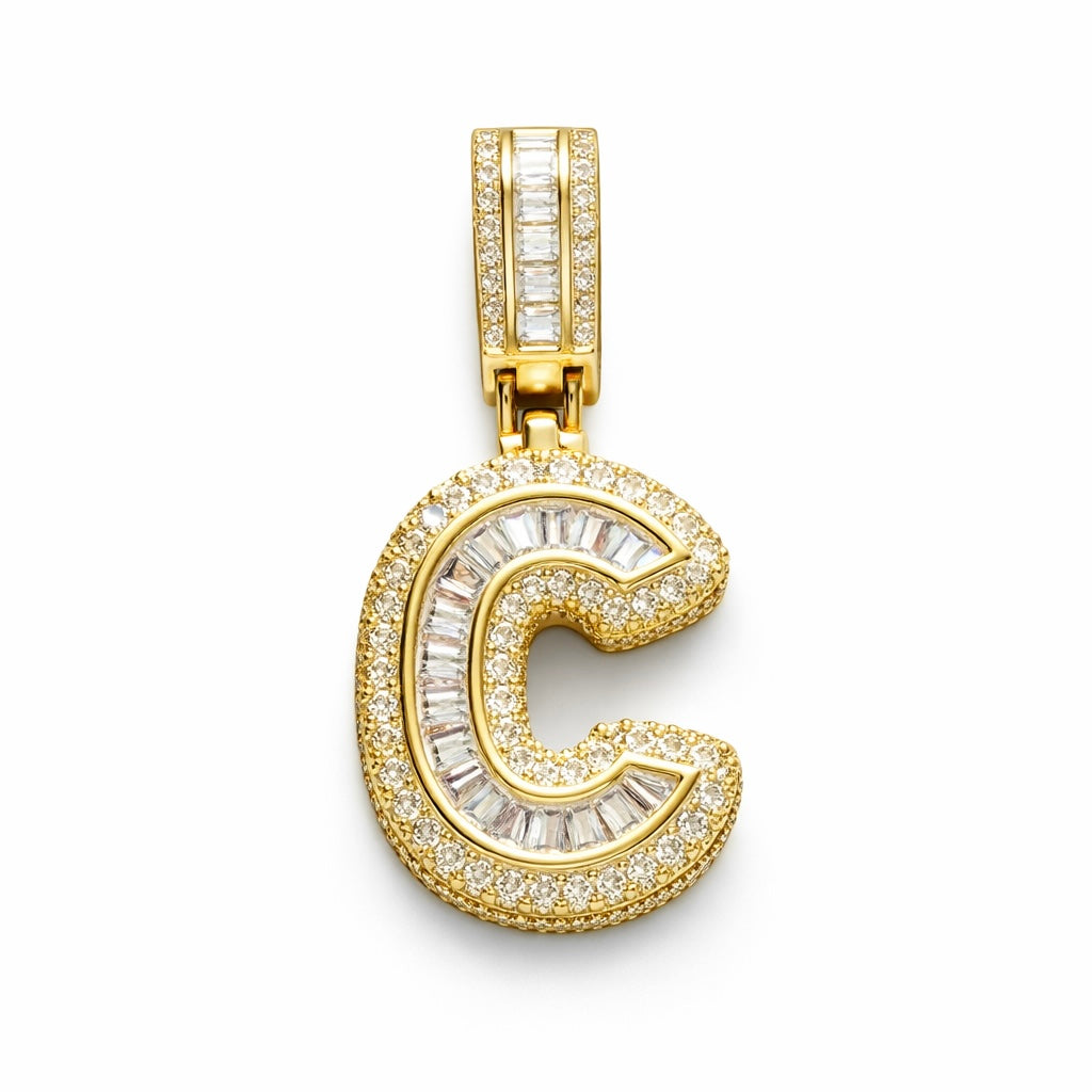 ICED INITIAL Pendant