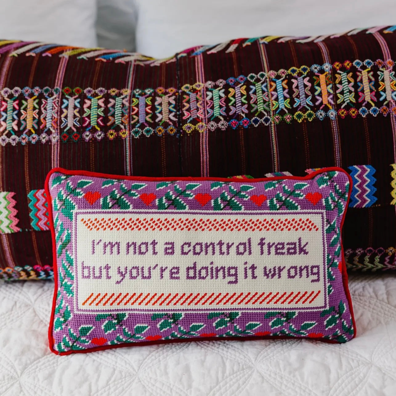 NOT TO JUDGE, BUT…Pillow