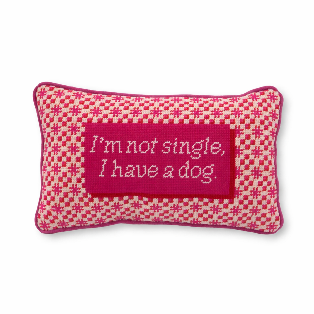 TAKEN BY MY DOG Pillow