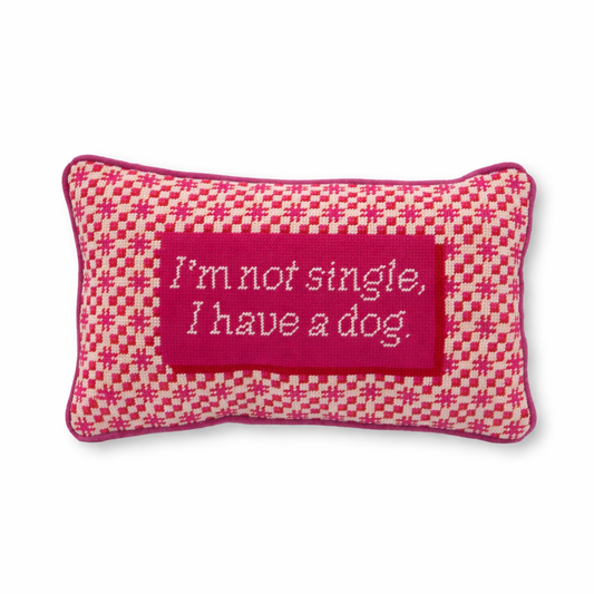 TAKEN BY MY DOG Pillow