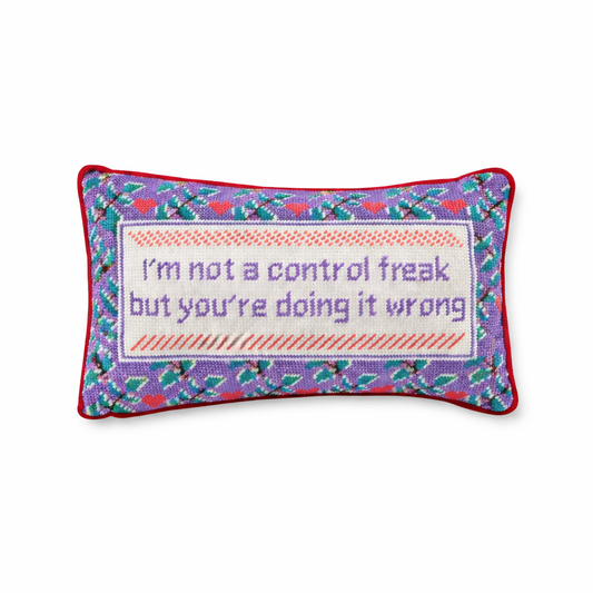 NOT TO JUDGE, BUT…Pillow