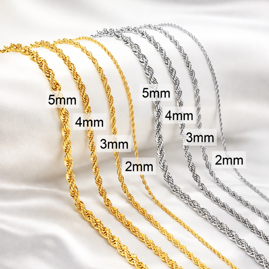 18K Rope Chain