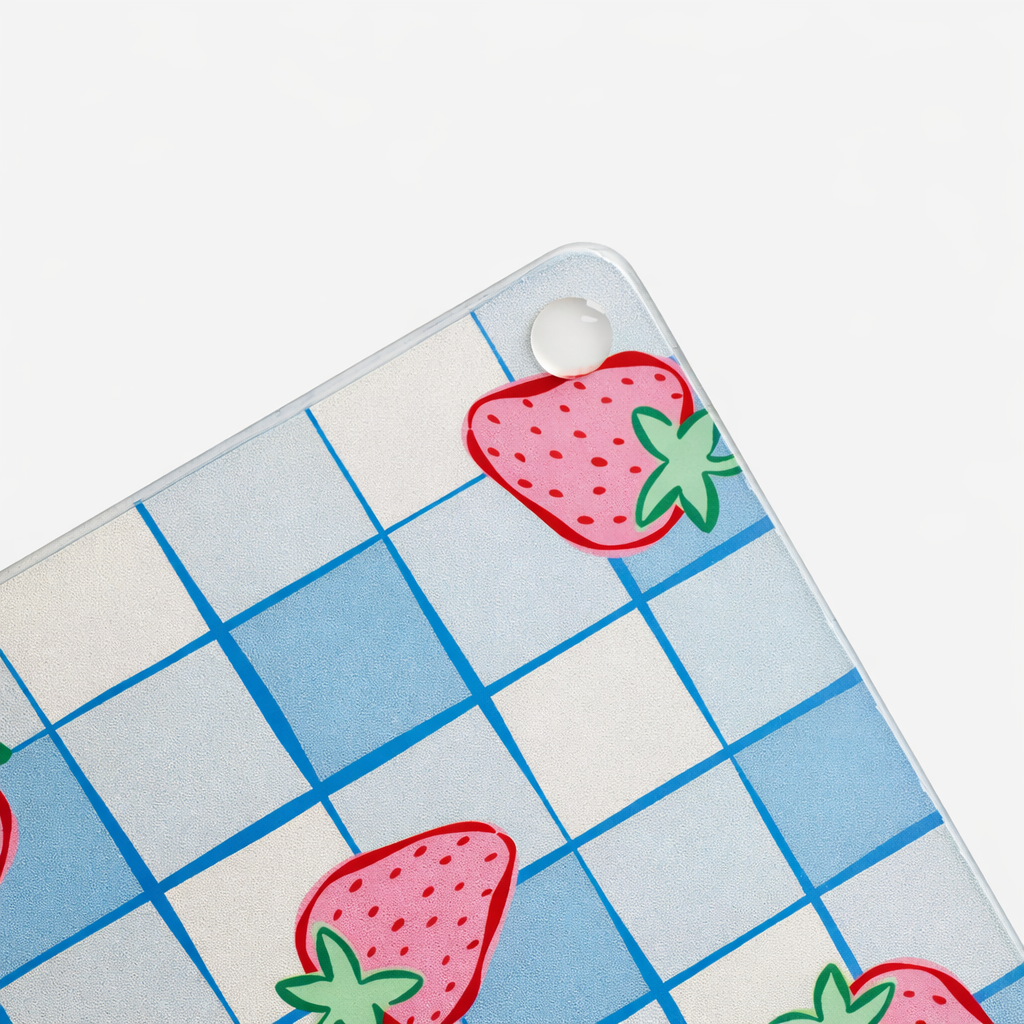 BERRY BLUE Glass Cutting Board