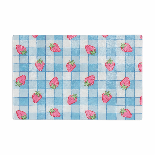 BERRY BLUE Glass Cutting Board
