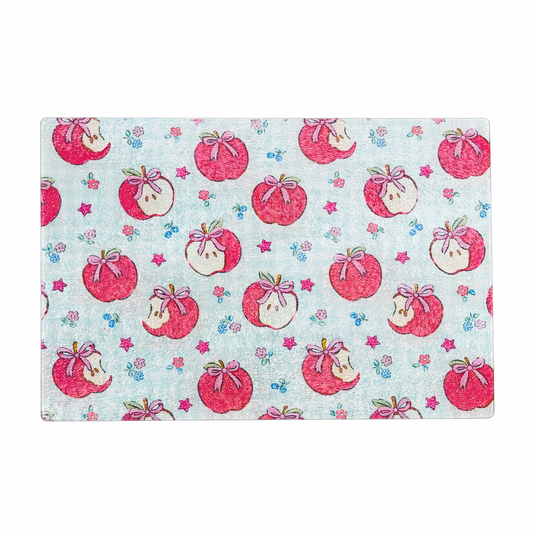 SWEET ORCHARD Glass Cutting Board