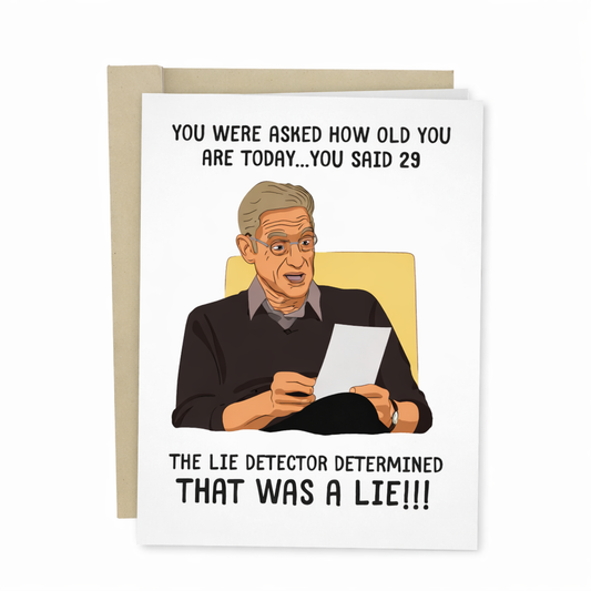 BIRTHDAY LIES Card