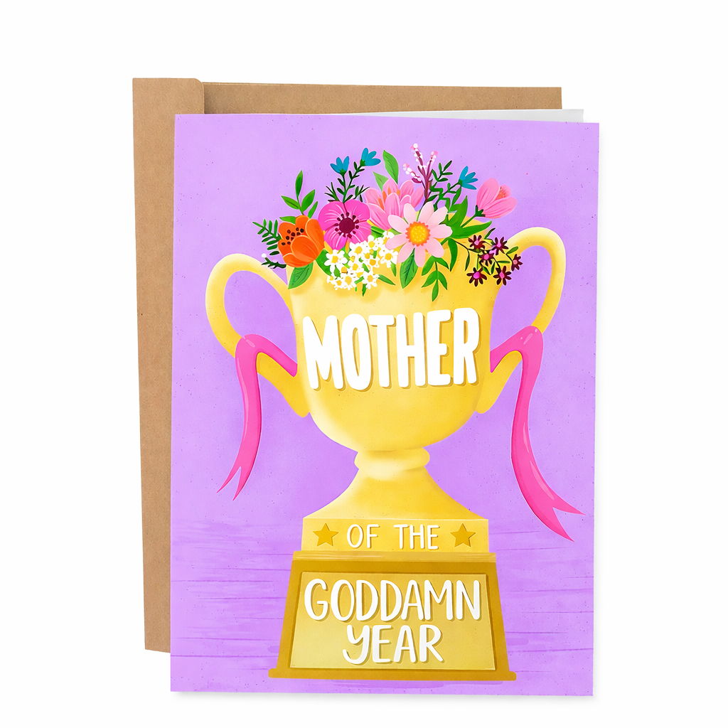 TROPHY MOM Card