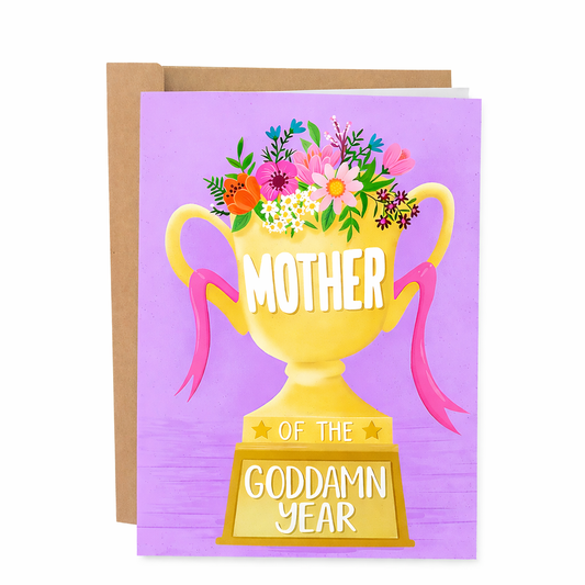 TROPHY MOM Card