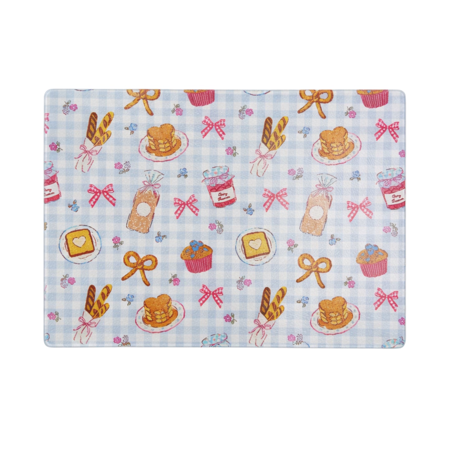 CAFÉ DELIGHTS Glass Cutting Board